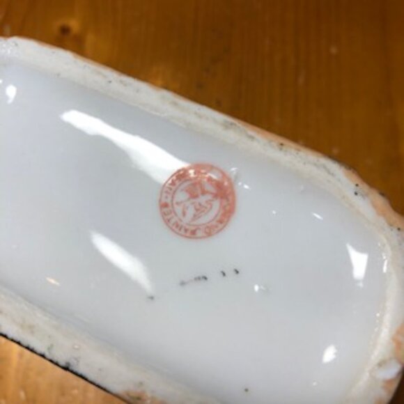 Vintage Seiei Japanese Hand Painted Lusterware Tea Pot Creamer Set 1930s Japan - Picture 9 of 10